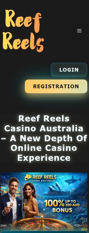 Reef Reels Casino mobile browser platform with access to slots and live casino
